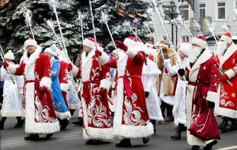 Всероссийский съезд Дедов Морозов и Снегурочек