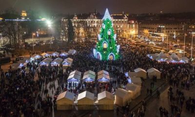 Новый Год 2018 в Вильнюсе. Рождественские ярмарки. Видео