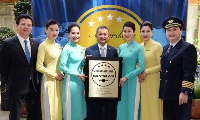 Vietnam Airlines третий год подряд становится обладателем «4 звезд Skytrax»