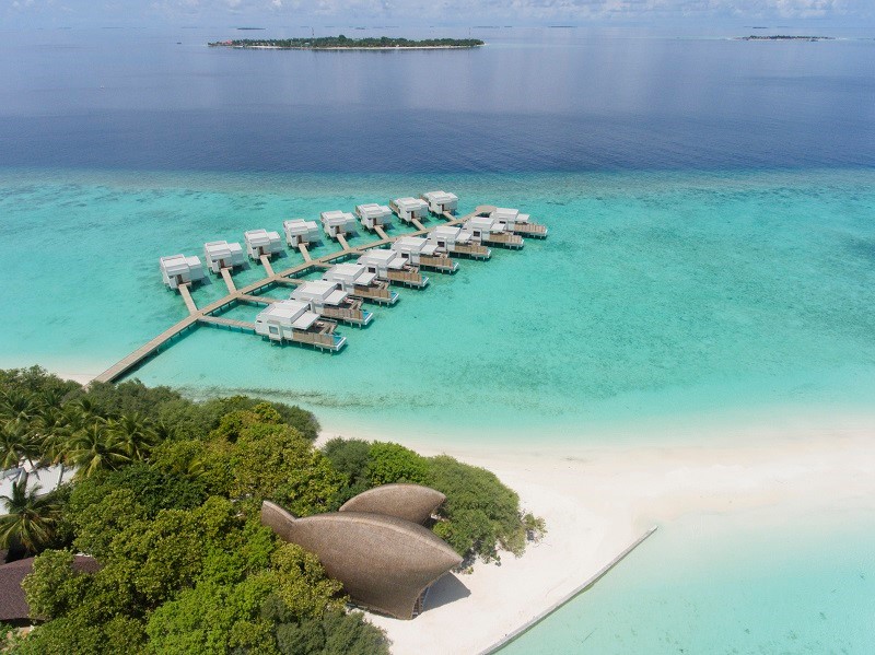 Время воды в Dhigali Maldives.