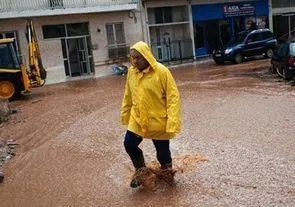 Афины затопило после шторма