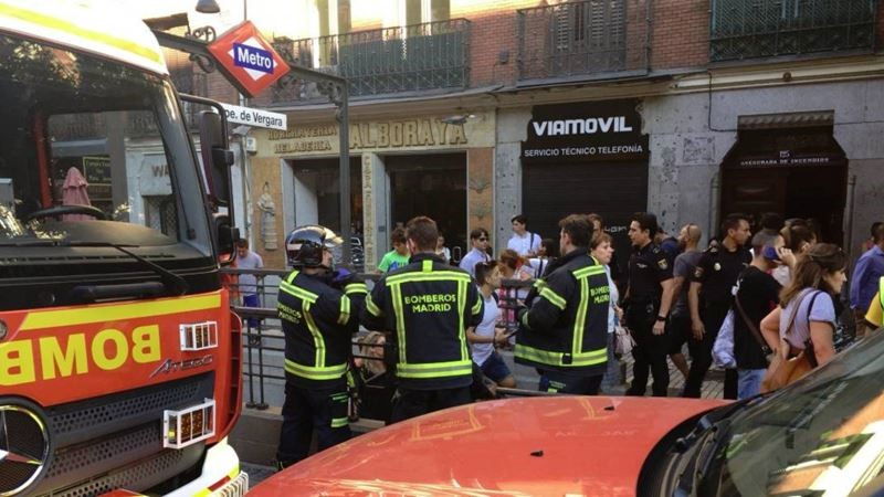 Взрыв ноутбука вызвал панику в мадридском метро