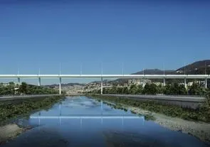 Белый мост в Генуе