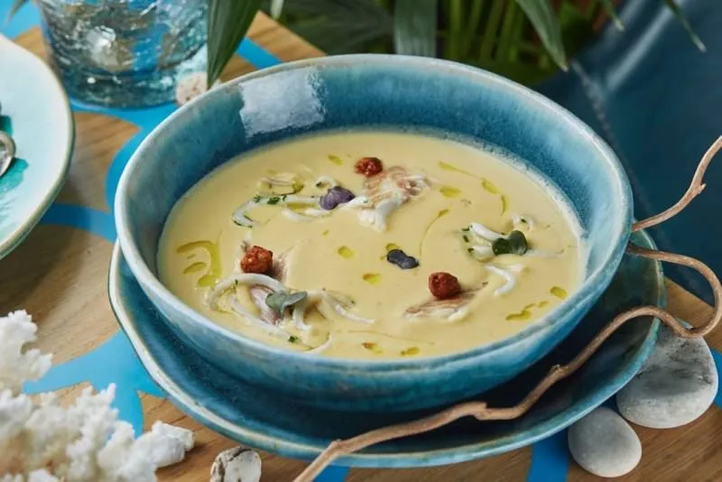 С мира по ложке — Крем-суп с командорским кальмаром