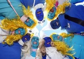 В Германии смурфики попали в Книгу рекордов Гиннесса