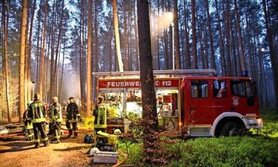 Лесные пожары вокруг Берлина