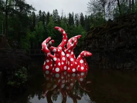 «Сияние жизни» в скульптурном парке Кистефос