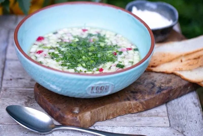 Гастропутешествие в лето — Окрошка на белом квасе