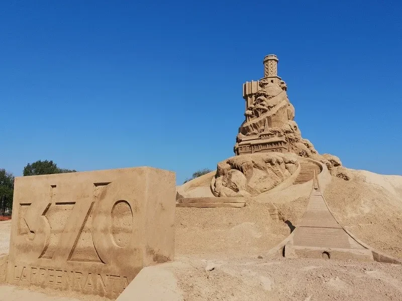 Самый большой Песчаный замок в Финляндии