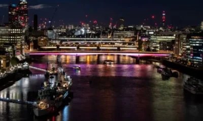 Мосты Лондона стали светодиодными