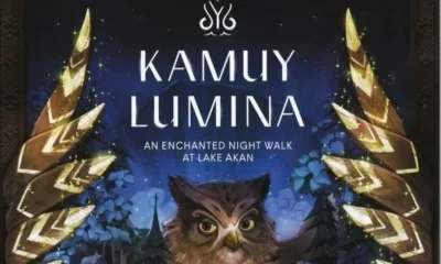 Иллюминация Kamuy Lumina на озере Акан