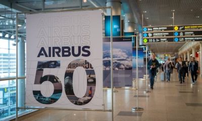 В Московском аэропорту Домодедово открылась выставка к 50-летию Airbus