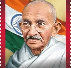 Новая марка в честь 150-летия со дня рождения Махатмы Ганди