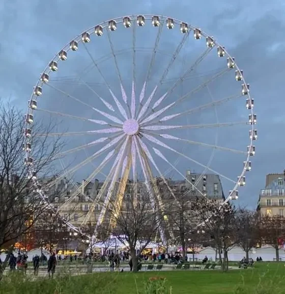Рождественская ярморка в Париже