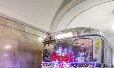 Новогодние поезда вышли на линии московского метро