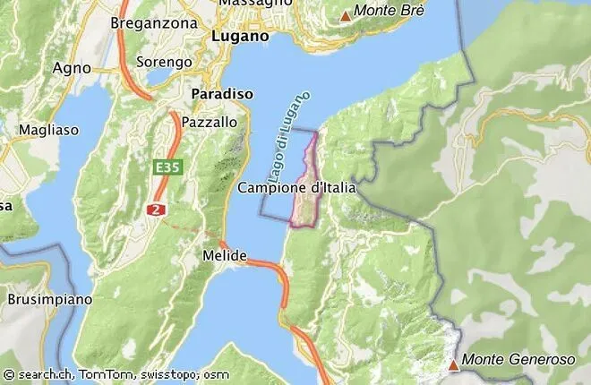 Швейцария вернула город Италии