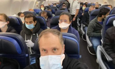 Как защитить себя от заражения коронавирусом во время авиаперелёта