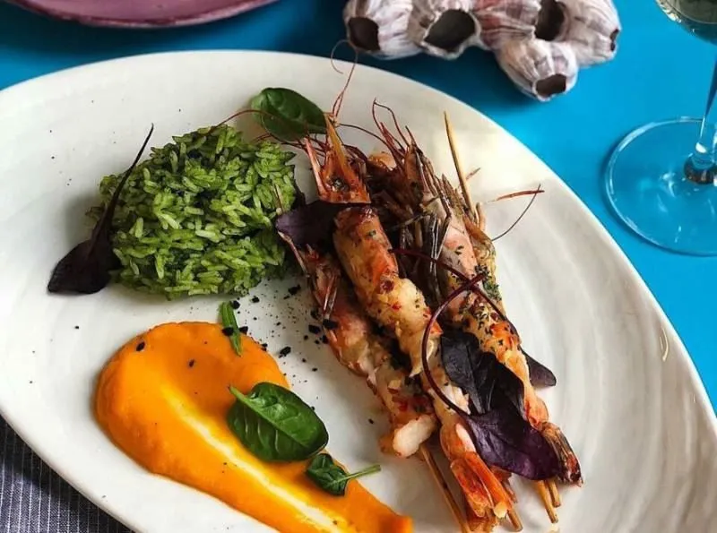 Путешествие в лето — Аргентинские креветки с острым соусом