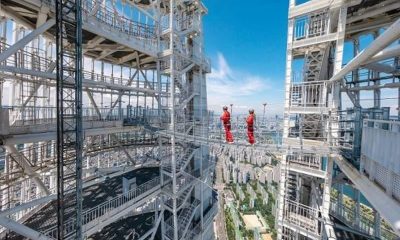 Испытай себя на мосту Sky Bridge в небоскрёбе