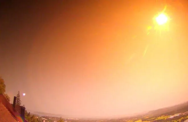 В Норвегии упал крупный метеорит