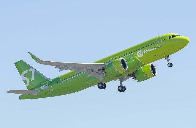 S7 Airlines распродает билеты со скидкой до 50%