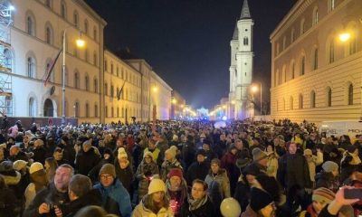 В Мюнхене полиция разогнала митинг против коронавирусных ограничений