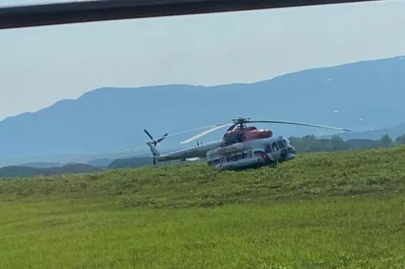 На Камчатке едва не разбился вертолет с юными туристами