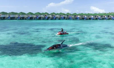 Первые в мире водные электро-велосипеды
