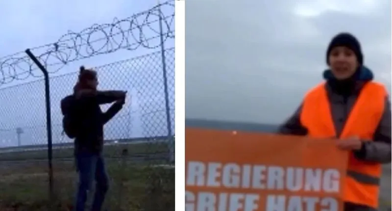 Экологи пикетировали аэропорт Берлина, задержав сотни туристов