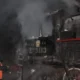 В Перми сгорел туристический ретро-паровоз