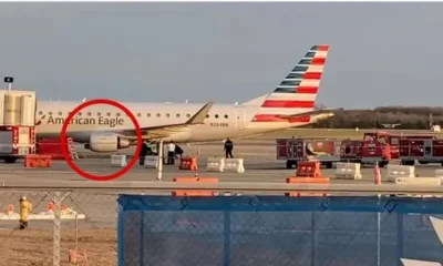 В США грузчика засосало в двигатель самолёта в Новый год