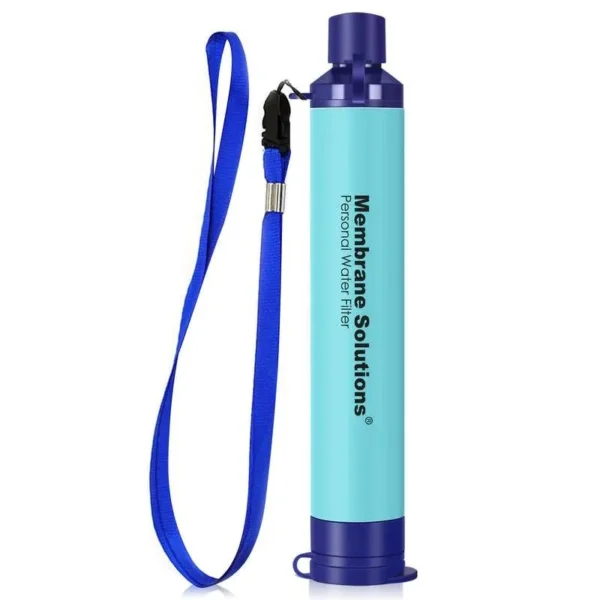 Membrane Solutions Water Filter Straw синий