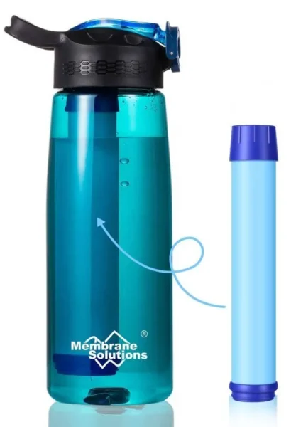 Membrane Solutions Water Filter Bottle зеленый