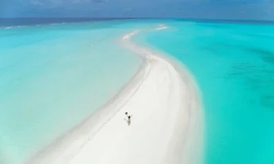 Песчаная коса на Kuramathi - Ходящие по воде