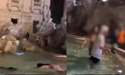 Австралийских туристок оштрафовали в Риме за купание в фонтане