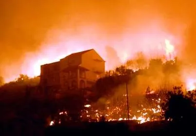 Хорватия в огне