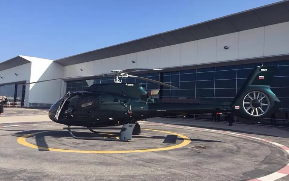 «Хелипорт Москва» принял второй за месяц вертолет H130