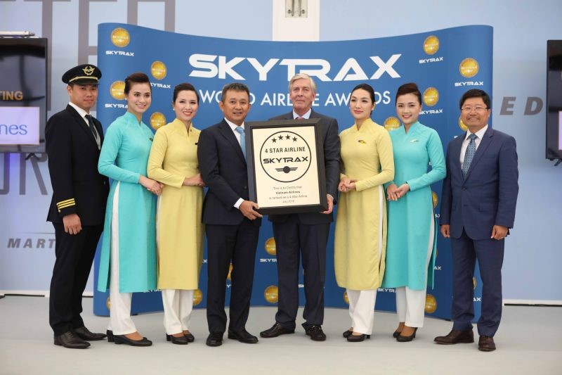 Авиакомпании «Вьетнамские Авиалинии» (Vietnam Airlines) присвоен рейтинг 4* в области сервиса