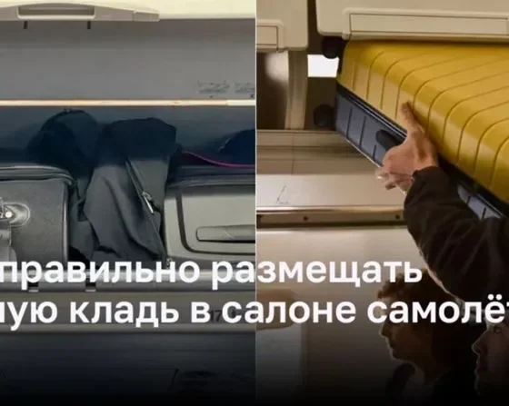 Как правильно расположить ручную кладь в салоне самолета