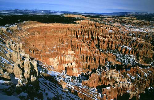 «Silent City». Амфитеатр «Брайс».
Bryce Canyon National Park, Юта. Декабрь, 2002.