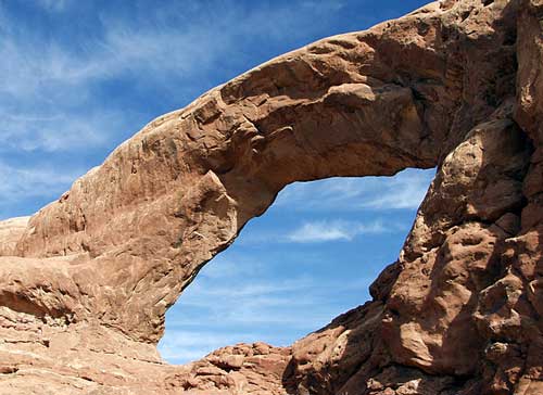 Южное окно.
Arches National Park, Юта. Декабрь, 2002.