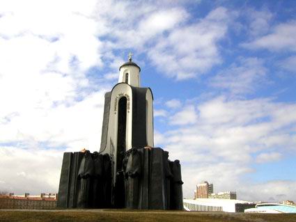 Минск, остров Скорби (остров Слез), часовня