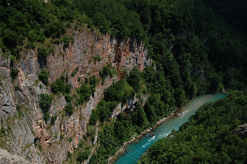 Каьон реки Тара 1700 на ур. моря