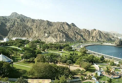 Маскат. Вид из окна отеля.