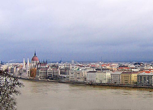 Панарама с Buda Castle.