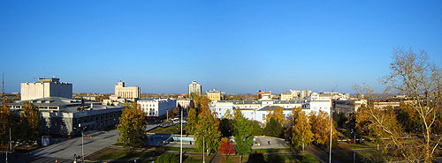 Панорама центра города