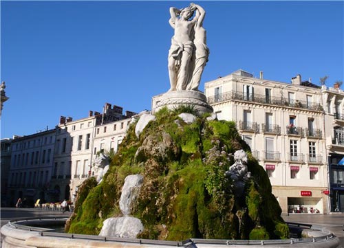 Montpellier , France, «Три грации»