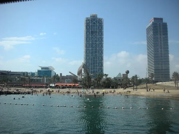 Барселона с моря