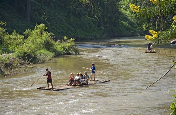 Chiang Mai. Maetaman Elefant Camp. Rafting