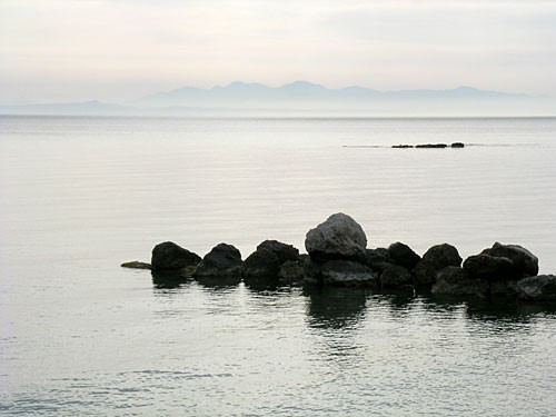 Восход на Ионическом море, район Циливи